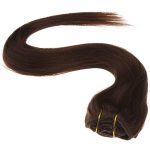 Clip in Extensions 38cm 70g 02 Dunkel Braun-1054