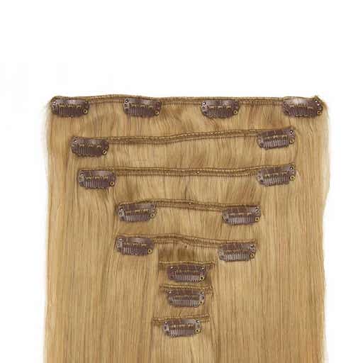 Clip in Extensions 60cm 160g Aschblond-0