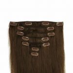 Clip in Extensions 60cm 160g 04 Mittelbraun-0